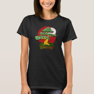 T-shirt Art japonais esthétique Japon Culture Retro Bonsai