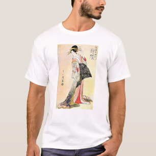 T-shirt Art japonais oriental classique frais de geisha