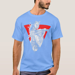 T-shirt Art japonais Samurai crâne Japon Ninja Shinobi gue