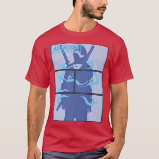 T-shirt Art japonais Samurai Vintage Fighter Retro Design