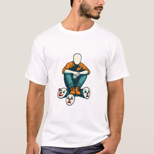 T-shirt Art Joker Multi-Expression (Devant)