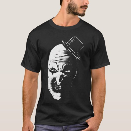 T-shirt Art le clown effrayant (Devant)
