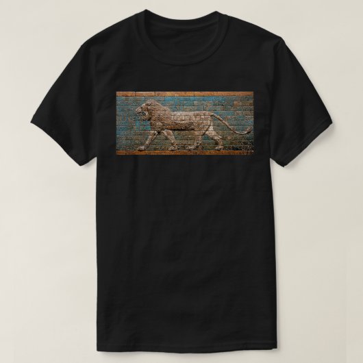 T-shirt Art Lion Grille NeoBabylonien période (Design devant)