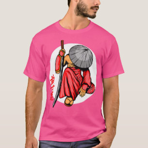 T-shirt Art martial japonais Samurai Vintage Anime Manga
