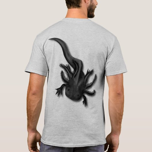 T-shirt Art Melanoïde Axolotl (Dos)