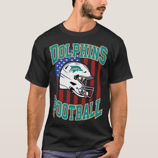 T-shirt Art - Miami Dolphins Classic (Devant)
