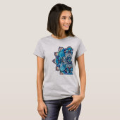 T-shirt Art Mindfulness Zen - Design Mandala complexe (Devant entier)