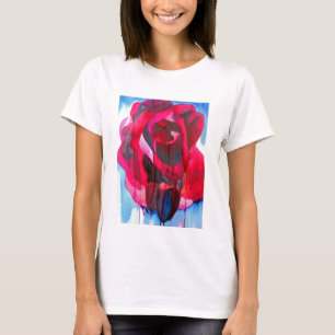 T-shirt Art moderne rose d'origine de l'Etoile de Holland