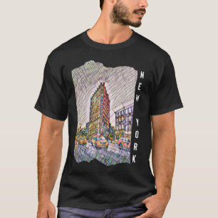 T-shirt Art Mosaïque esthétique de New York
