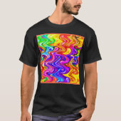 T-shirt Art Motif dynamique (Devant)