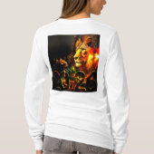 T-shirt Art Motivationnel 2026 - Kitten Voit Lion en miroi (Dos)