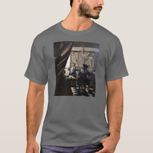 T-shirt Art néerlandais de peinture de Vermeer d'artiste (Devant)