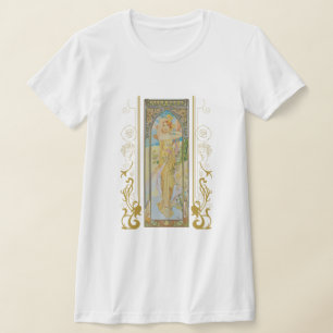 T-shirt Art Nouveau Alphonse Mucha - La luminosité du jour