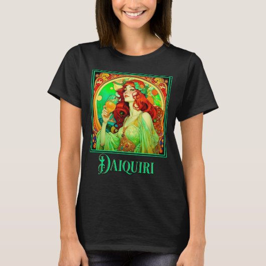 T-shirt Art nouveau Daiquiri (Devant)