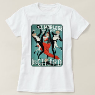 T-shirt Art Nouveau Dance Image de Jules Cheret