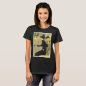 T-shirt Art Nouveau, Divan Japonais par Toulouse Lautrec (Devant entier)