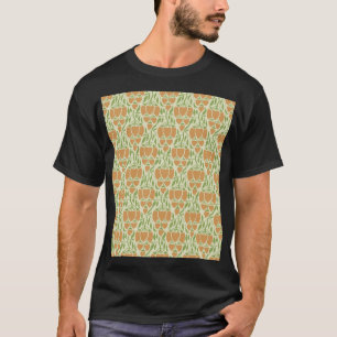 T-shirt Art Nouveau : Élégance florale