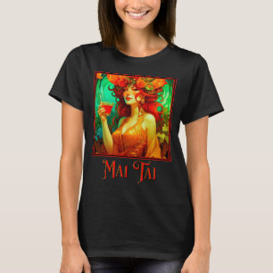 T-shirt Art Nouveau Mai Tai