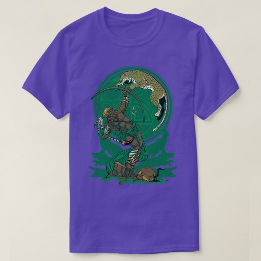 T-shirt Art Nouveau Oxossi (Design devant)