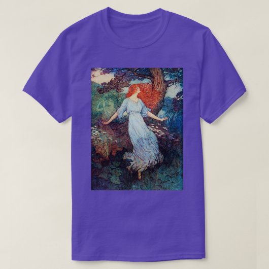 T-shirt Art Nouveau par Elenore Abott (Design devant)