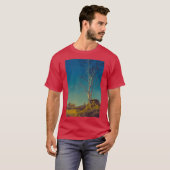 T-shirt art nouveau rétro mafield parrish (Devant entier)