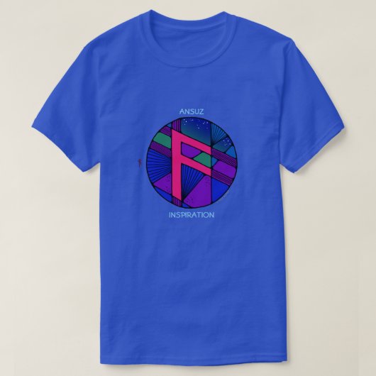 T-shirt Art Nouveau Rune Ansuz - Inspiration (Design devant)