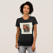 T-shirt Art Nouveau vintage Alphonse Mucha (Devant entier)