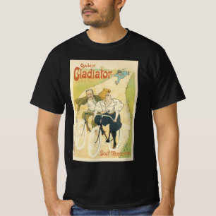 T-shirt Art Nouveau vintage, Cycles Gladiateurs Vélos
