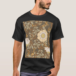 T-shirt Art Nouveau : Vintage Floral Décoratif.