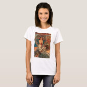 T-shirt Art nouveau Vintage Monaco Monte Carlo (Devant entier)