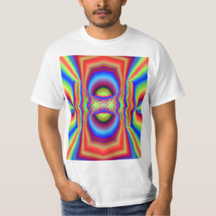 T-shirt Art numérique d'intersection dimensionnelle