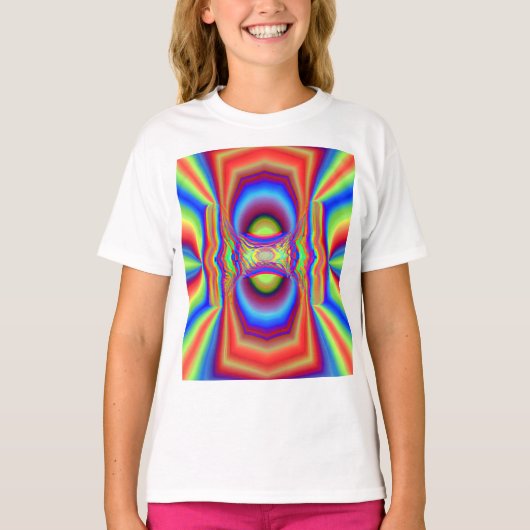 T-shirt Art numérique d'intersection dimensionnelle (Devant)