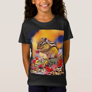 T-shirt Art numérique écureuil