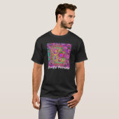 T-shirt art-numérique-fractal-impression-psychedelique-aut (Devant entier)