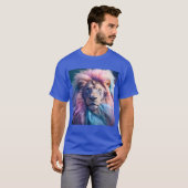 T-shirt Art numérique Lion (Devant entier)