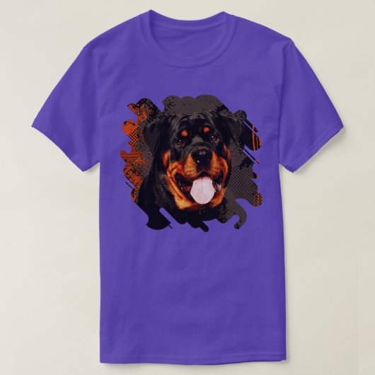 T-shirt Art numérique Rottweiler Metzgerhund (Design devant)
