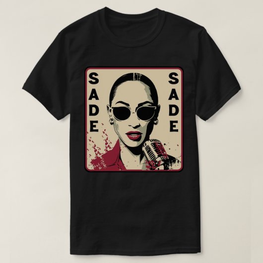 T-shirt Art original Sade 80s (Design devant)