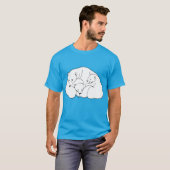 T-shirt Art Ours Polaire Plus Taille Chemises Ours (Devant entier)