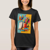 T-shirt Art Painting Pop Painter Mom 3 (Devant)
