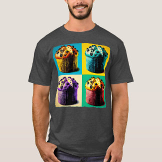 T-shirt Art Panettone Italien Noël brillant
