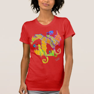 T-shirt Art par Micheal Raglan Dragon Shirt