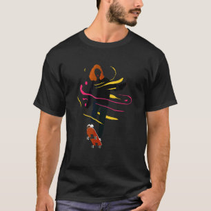 T-shirt Art Patinage Moderne
