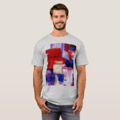 T-shirt Art peinture Abstrait moderne Imprimer (Devant entier)