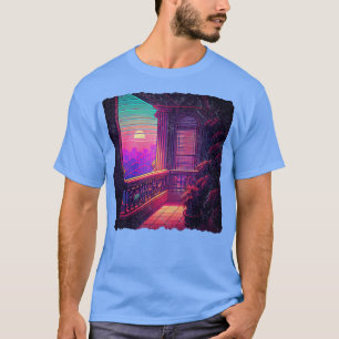 T-shirt Art Pixel Rétrowave