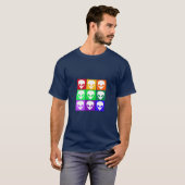 T-shirt Art pop Alien (Devant entier)