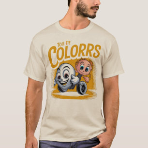 T-shirt Art Pop Cartoon Vibrant - Illustration Graphique