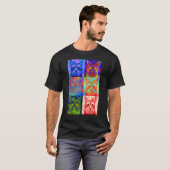 T-shirt Art Pop Cat (Devant entier)