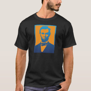T-shirt Art pop d'Abraham Lincoln