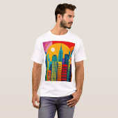 T-shirt Art Pop de New York (Devant entier)