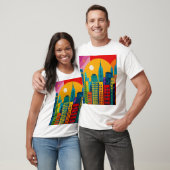 T-shirt Art Pop de New York (Unisexe)